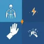 Sportmassage-Icons