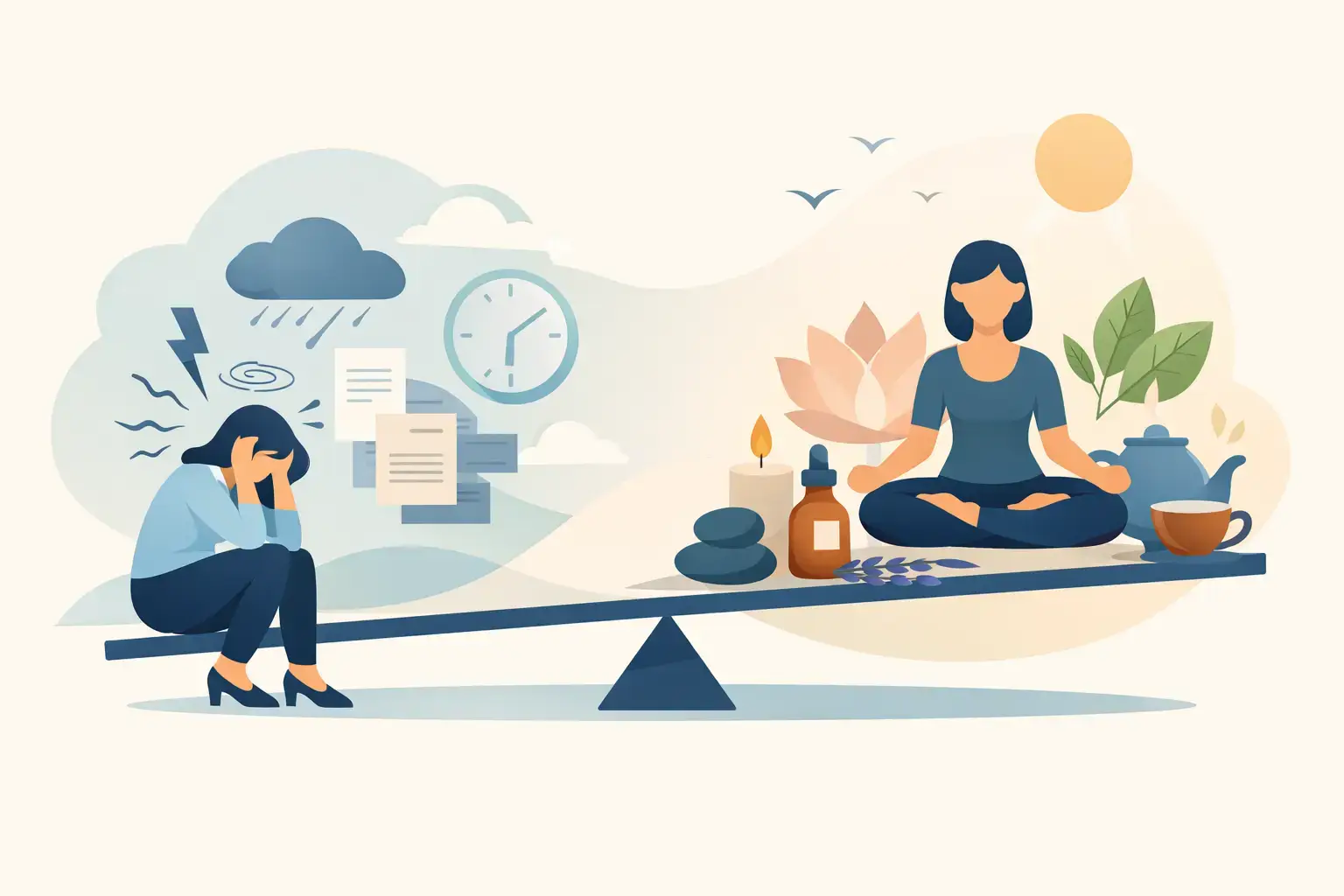 Was hilft bei Dauerstress natürlich?