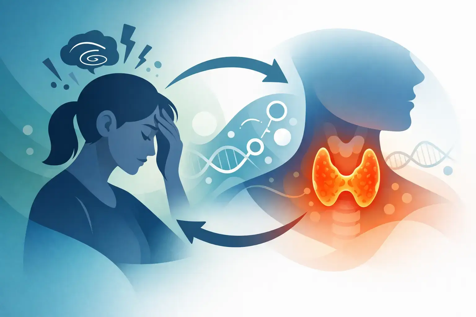 Wechselwirkung Stress und Schilddrüse