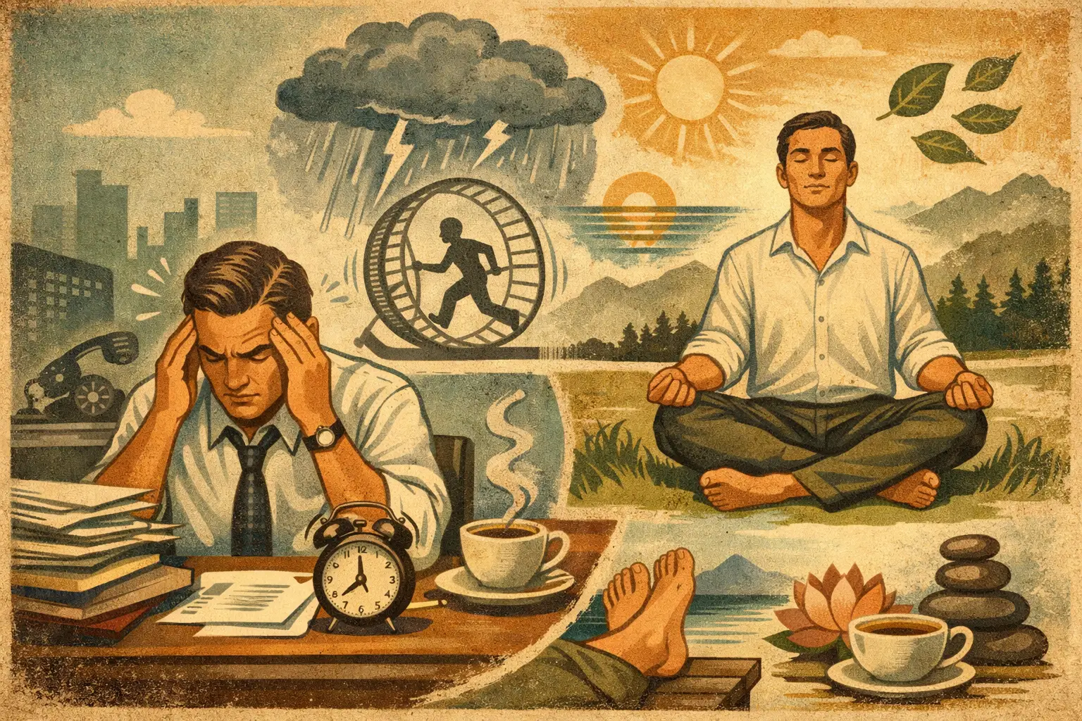 Arbeitsstress besser regulieren im Alltag