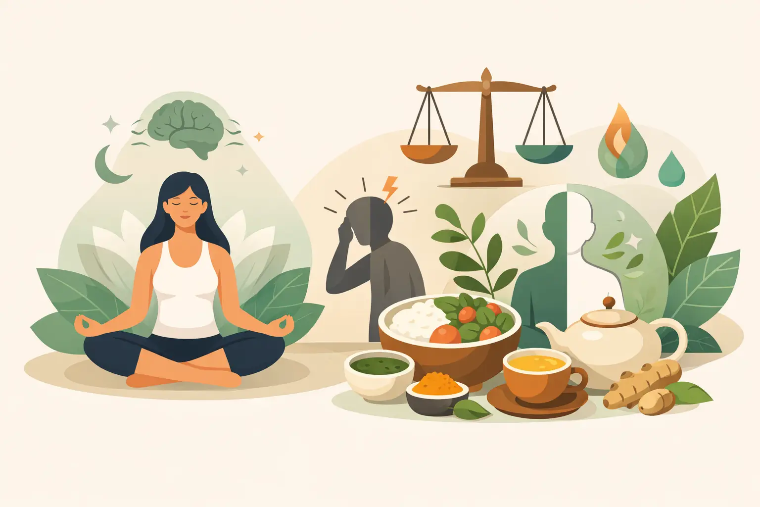 Ayurveda-Ernährung bei Stress sinnvoll gestalten