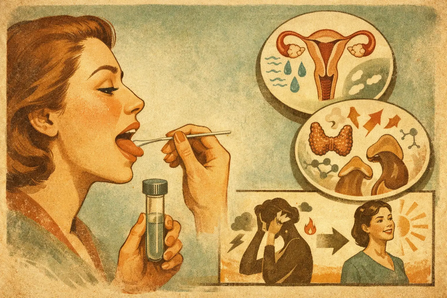 Speicheltest bei Hormonbeschwerden erklärt